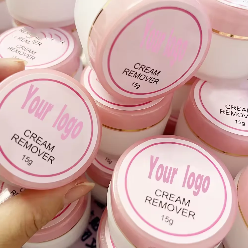 Wholesale Professional 10g fruit scent lash glue remover private label eyelash extension lash adhesive glue cream remover