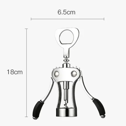 Hot Selling Multifunction Stainless Steel Wing Corkscrew Wine and Beer Opener for Kitchen Restaurant Chateau Bars