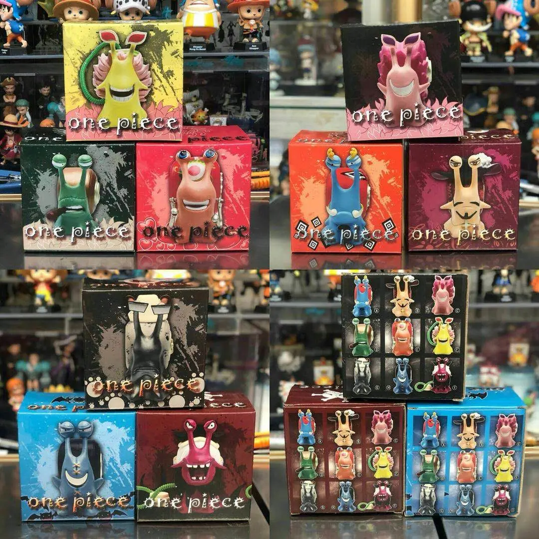 Anime Ace Doflamingo Action Figure Model Collection Boys Gift 9Pcs/Set One Pieced Den Den Mushi Luffy Zoro Sanji Law Robin