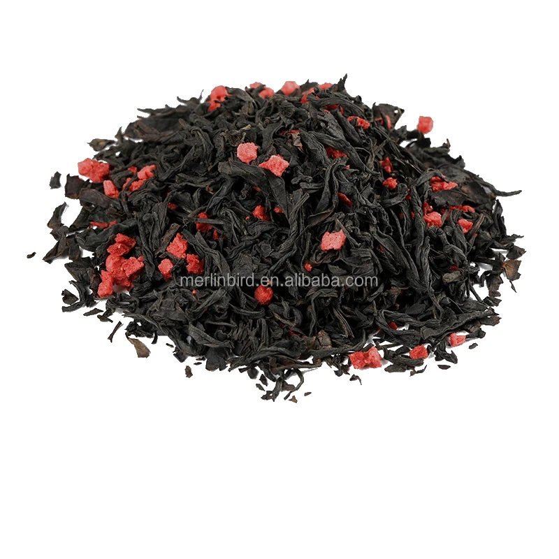 Wholesale Dried Mixed Fruit Tea Herbal Refreshing Healthy Strawberry Black Tea Beauty-slimming Tea for Girlfriend