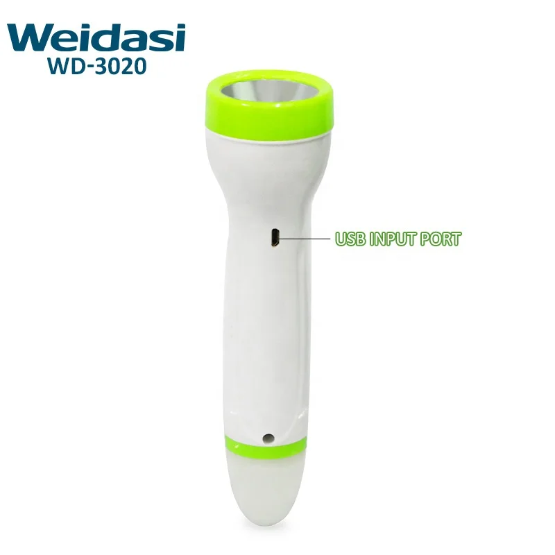 USB charge 2 side lighting rechargeable torch light led flashlight emergency torch light