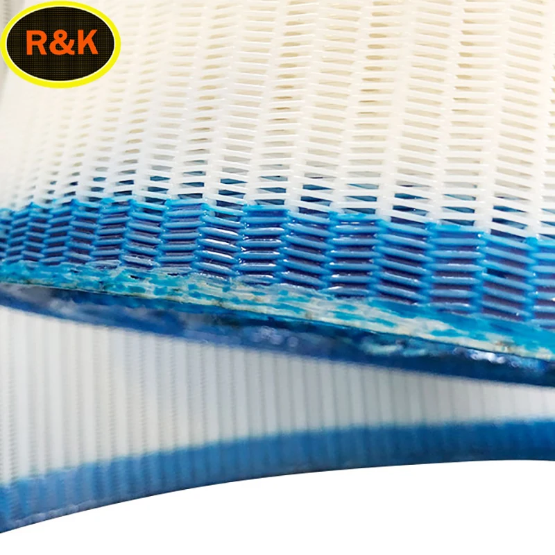 Big Loop Polyester Mesh Spiral Dryer  Fabric Conveyor Belt For Paper Making Industry