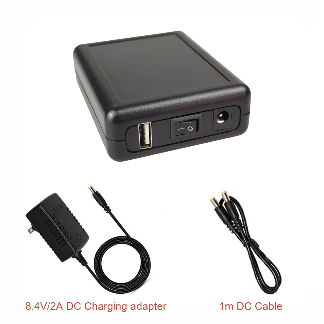 UDC02 7200mAh 5V USB 9V 12V DC Multi Output Online DC Mini UPS for Wifi Router Modem Mobile Phone