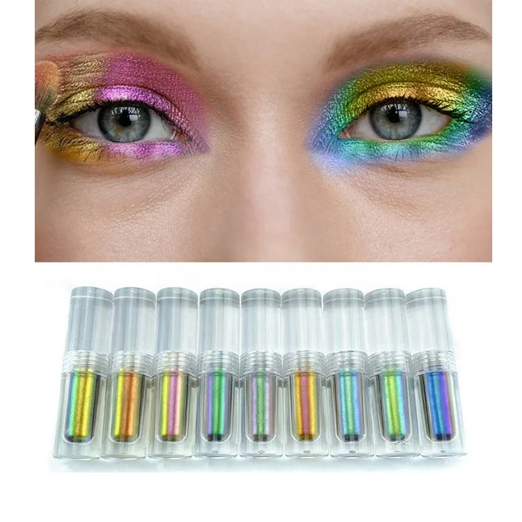 Duochrome Pigment Glitter Eyeshadow Shiny Multichrome Neon Chrome Chameleon Liquid Eyeshadow