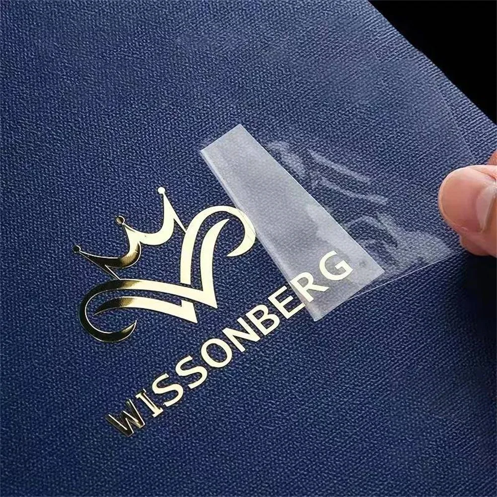 Exclusive 3D UV Metallic Transfer Sticker Waterproof Die Cut Logo Luxury Transparent DTF Holographic UV Transfer Stickers