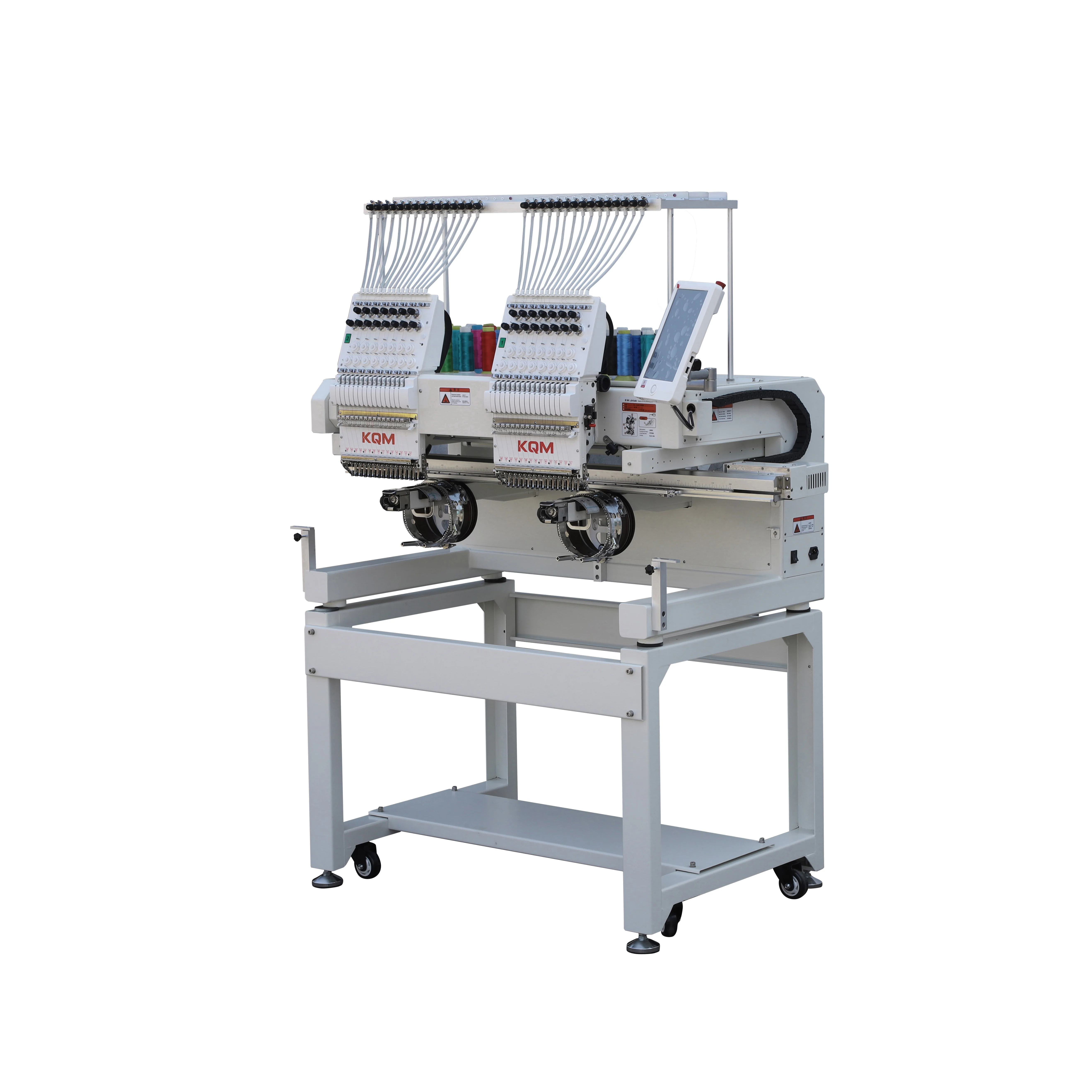 China KQM  Digital Computerized Multi Head Embroidery Machine For Hats Caps