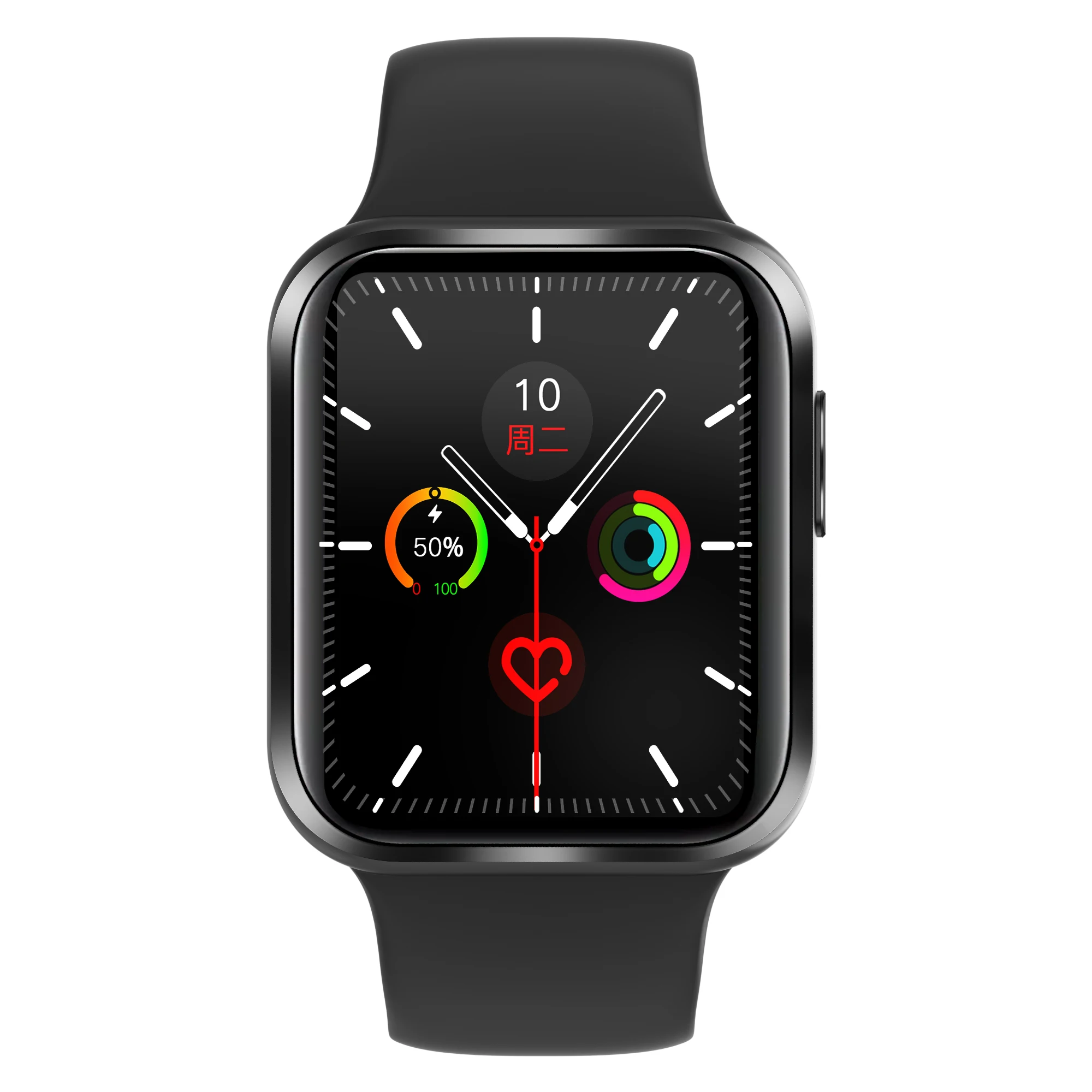U9 Full Screen Touch Heart Rate Pressure EGG BP BO2 Monitor  BT Call Multi Sport Mode Wireless Payment Smartwatch Smart Watch U9