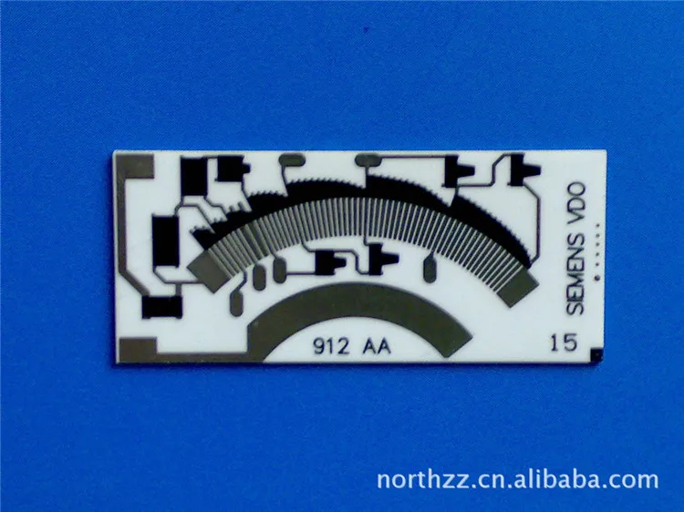 Automobile High Frequency oil level resistance board 3-20um 0.20MM min hole Ceramic Microwave RF cricuit board 1-4 layer PCB