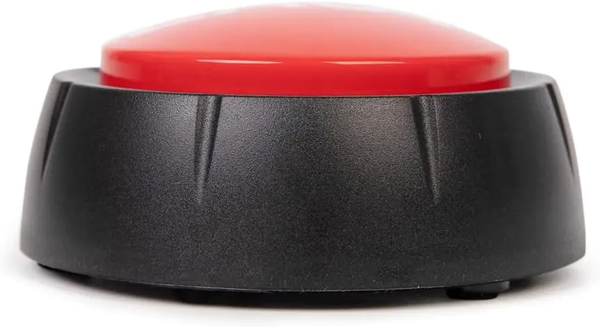 Talking Button, Button-Complete Red/Black (Easy)