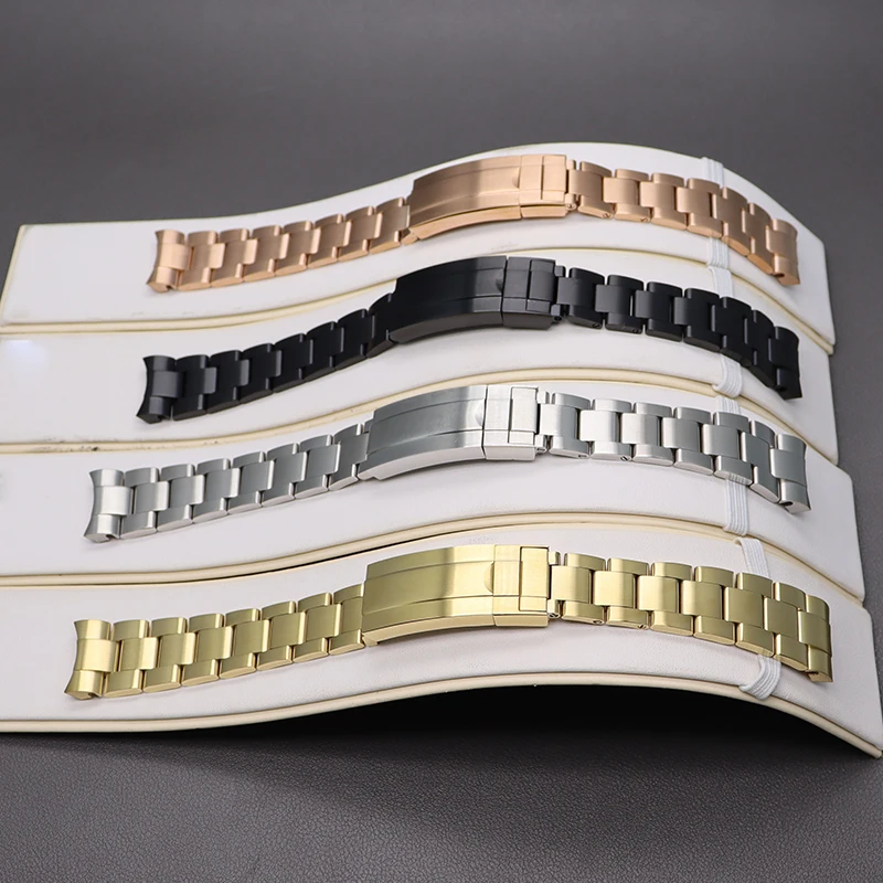 Automatic Watches Watchband 316L Stainless Steel Parts 20mm Bracelets Luxury Strap