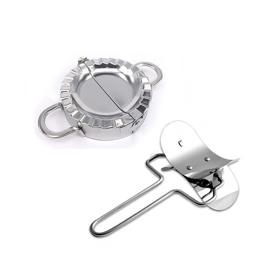 304 Stainless Steel Jiaozi Maker Dough Mold DIY Dough Press Turnover Ravioli Empanada Press Dumpling Maker