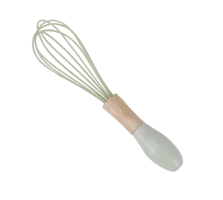 Оптовая продажа, кухонный инструмент, пластиковая ручка, вращающийся венчик для торта, выпечки яиц, кухонная утварь, ручной венчик для яиц