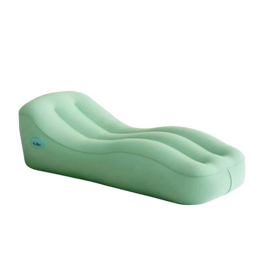 Wholesale 40D nylon inflatable sofa outdoor single air couch sofa inflatable camping furniture