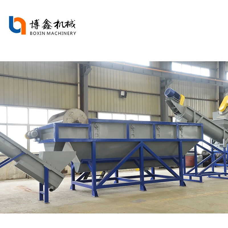 500-4000 KG/H  Clean Plastic Flakes Waste Plastic HDPE Drum Recycling Machine Make Recycling Washing PP PE Bottle Washing Line