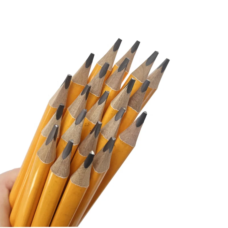 FSC 9.0cm jumbo HB triangle pencil with eraser for sketch &graffiti Eco-friendly carpenter wooden pencils lead lapiz de minas