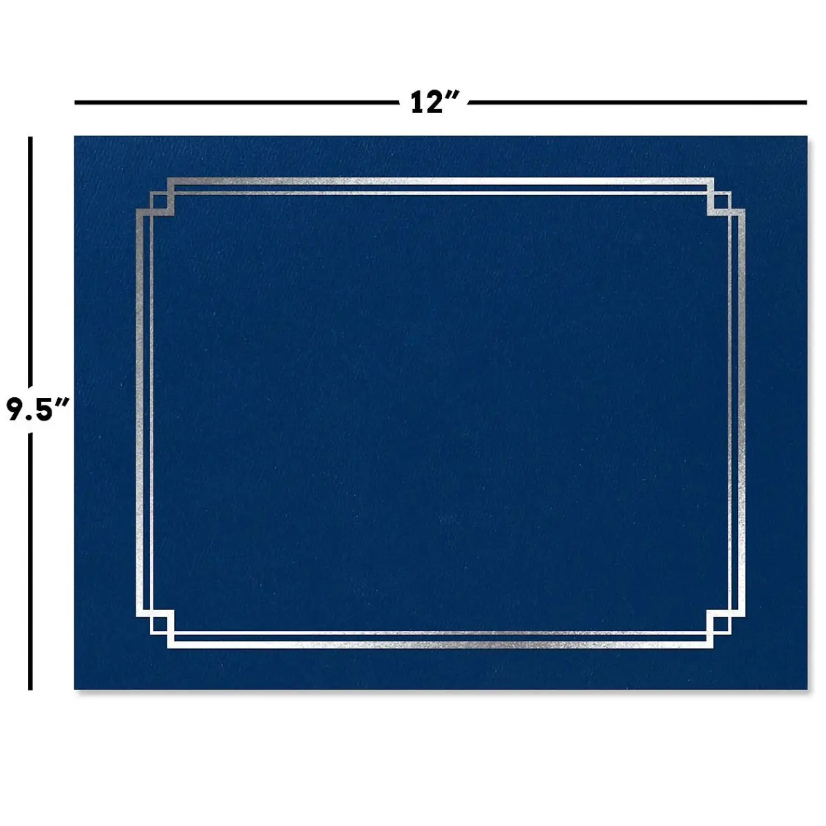 
Bespoke wholesale premium A4 paper certificate folder, double certificate holders 