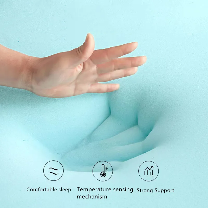 Thermostatic gel memory foam student mattress Hotel zero pressure foam dormitory thin cushion Customized mattress