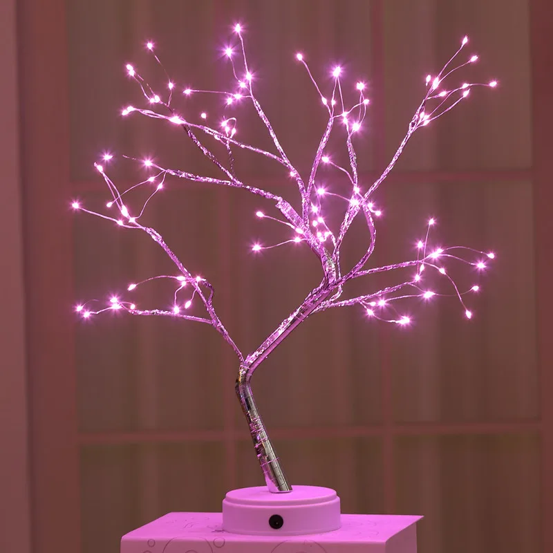 108 leds tree of light bedside lamp decoration light tree decoration light sparkly tree lamp