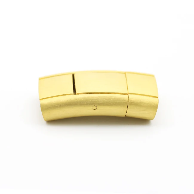 
stainless steel black and 18K gold plating assemble jewelry bracelet connector with 3MM*11MM diameter at factory price 
