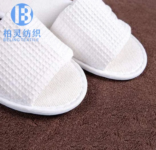 
5 star hotel use waffle slippers cheap slippers for airline open toe close toe EVA sole 