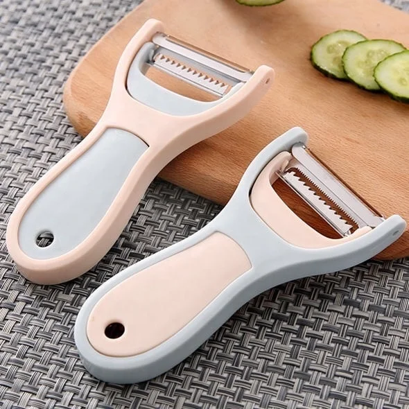 Peeler Multifunctional Fruit Knife 2-in-1 Peeler Kitchen Potato Melon Fruit Stainless Steel Shaving Knife Shaving Knife