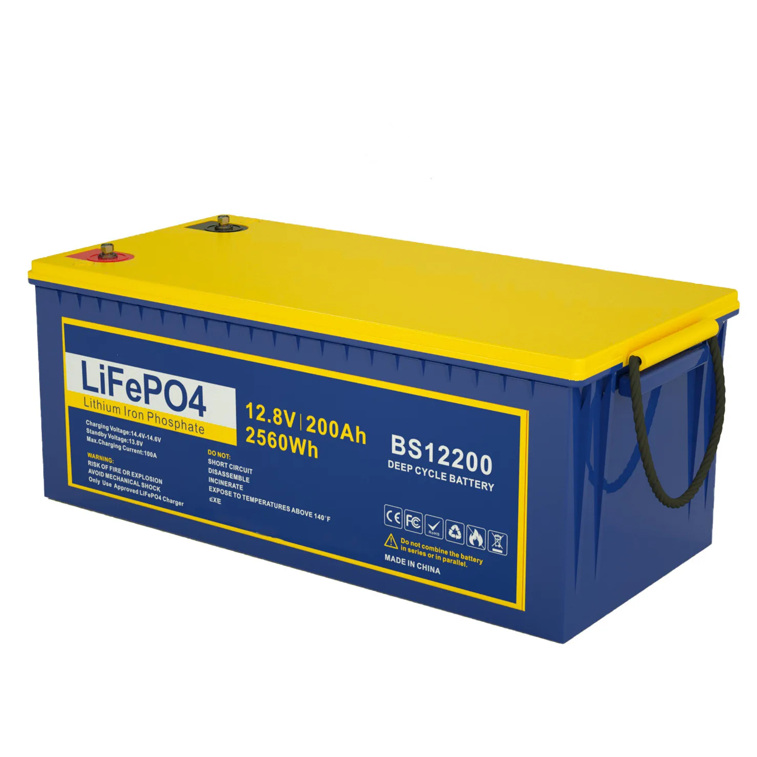 12V 200Ah LiFePO4 многократного цикла глубокого заряда-разряда батареи с BMS лагерь заменить 12 8 V 100AH 280AH 300AH солнечной энергии лодки RV стандарта ЕС США DHL UPS быстрая доставка