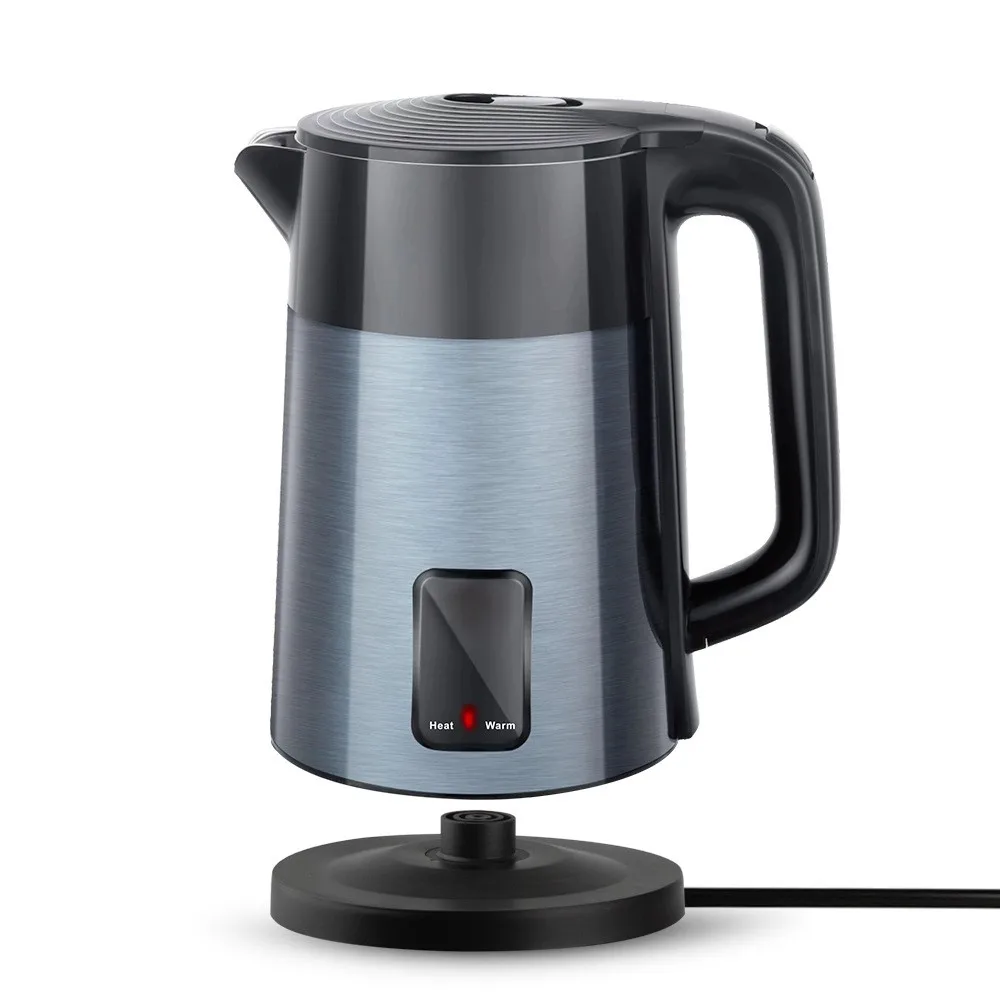 2024 New design high quality double Layer Seamless Body Electric Kettle 1.8L stainless steel electric kettles