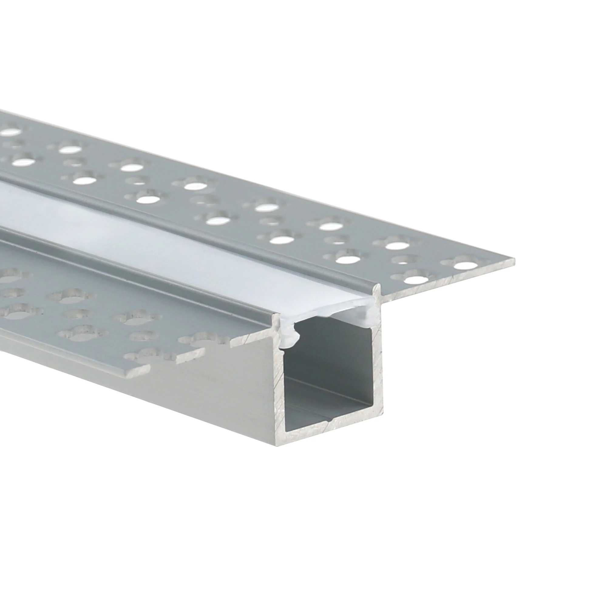 Seamless Drywall LED Channel Architectural Gypsum Plaster Led Aluminium Profile Ceiling Extrusion Channel Light
