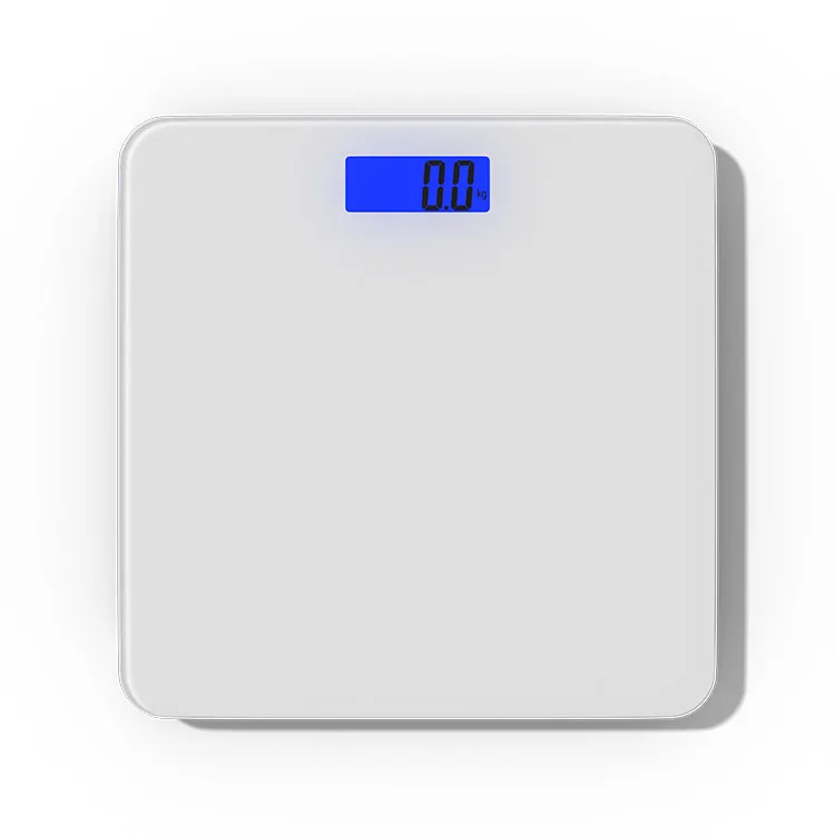 Voice function basic square electronic digital bathroom scale 180kg talking body weighing floor scale