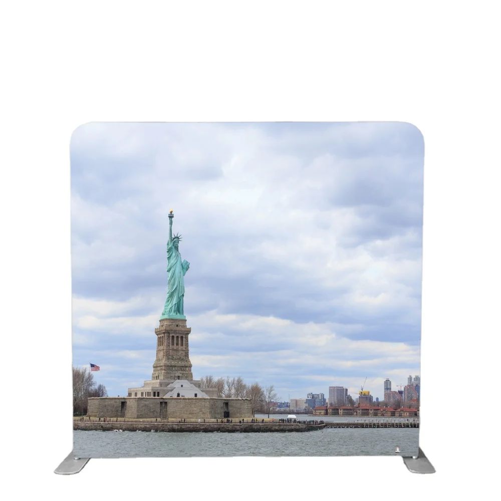 Easy Installation Aluminum Tube Stand Rally Fabric Pillowcase Cover Photo Booth Backdrop Stand