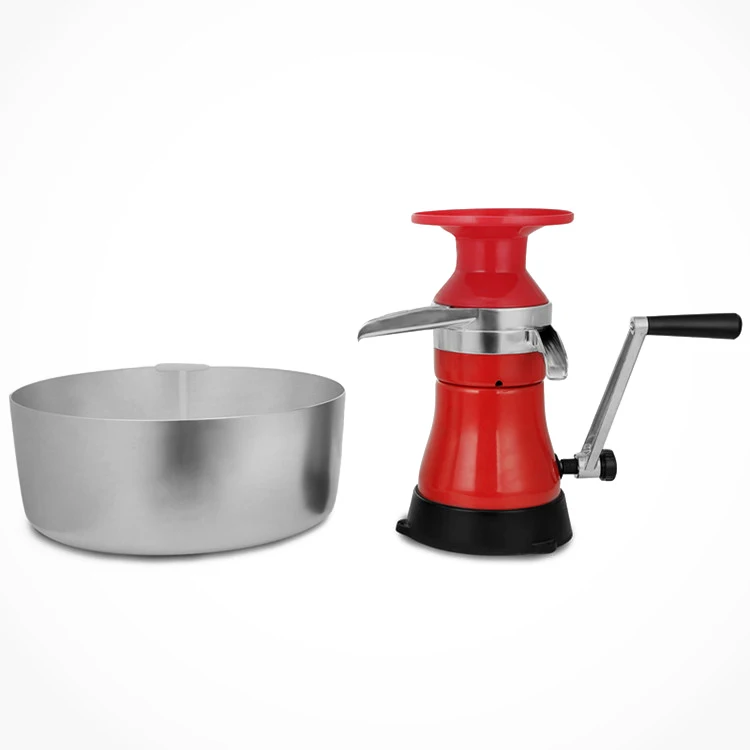 
aluminum alloy red 80L/H Manual Milk Cream Separator 9000-10000r/min 
