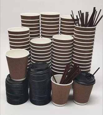 170mm Long 3 Holes Custom Dimension Coffee Cup Stirring Stick Plastic Brown Straw Stirrer