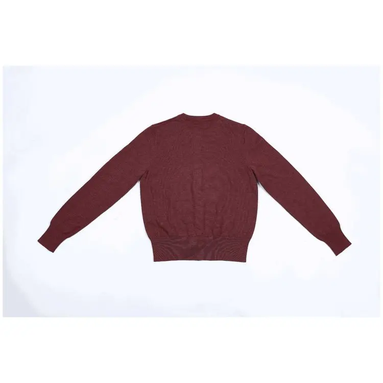 Custom OEM Women crew neck long sleeves cardigan w/button at front knitted Sweater Cashmere like Cotton for Ladies knitwear