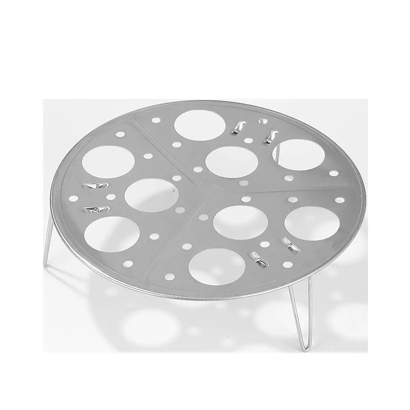Stainless Steel Water Steaming Rack Foldable Egg Steaming Rack house hold Kitchen Multi-function Rack