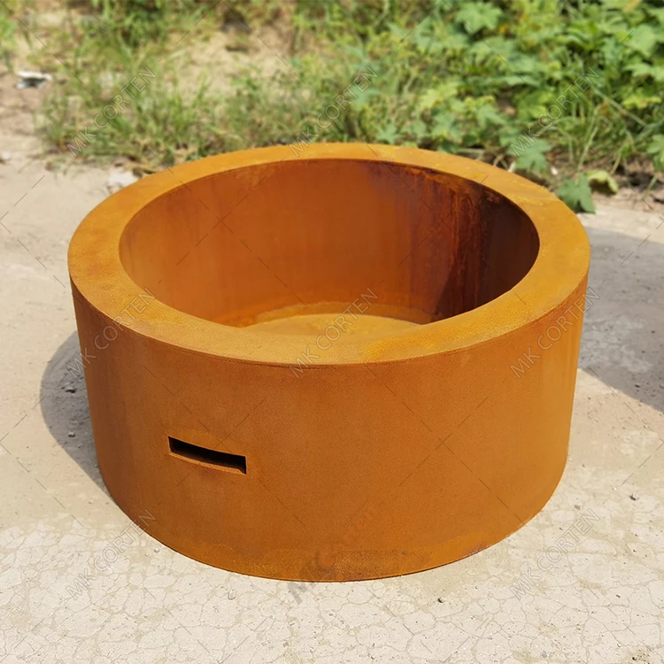 Пропан металлическая огненная яма каминная чаша газа corten