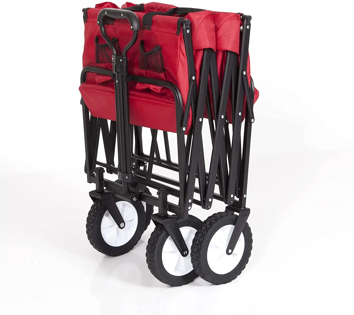 Extension Long Garden Folding Carry Trolley Foldable Beach Wagon Cart Outdoor Camping Foldable Beach Trolley Cart