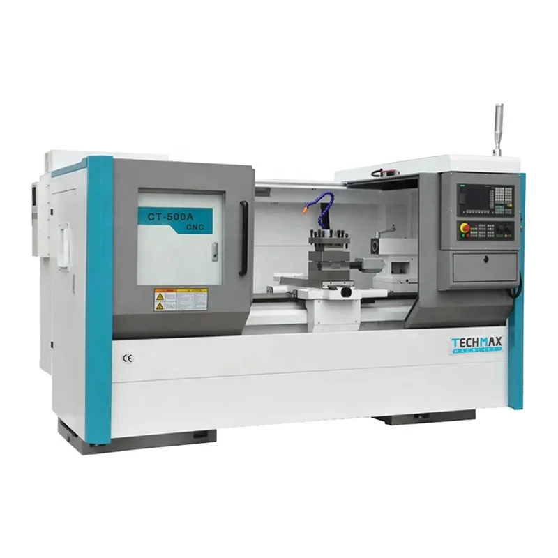 Good Precision Medium Duty Metal Center Cnc Lathe Machines CT400A CT460A CT500A Horizontal Lathe