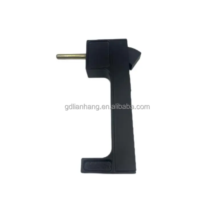 High quality UPVC Black Safety Lock with key Press Alloy Screen Window lock Handle