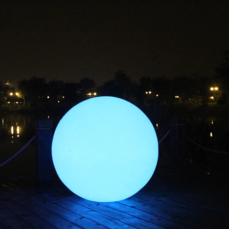 
High quality RGB color-changing waterproof 100cm led ball/plastic lighting ball 