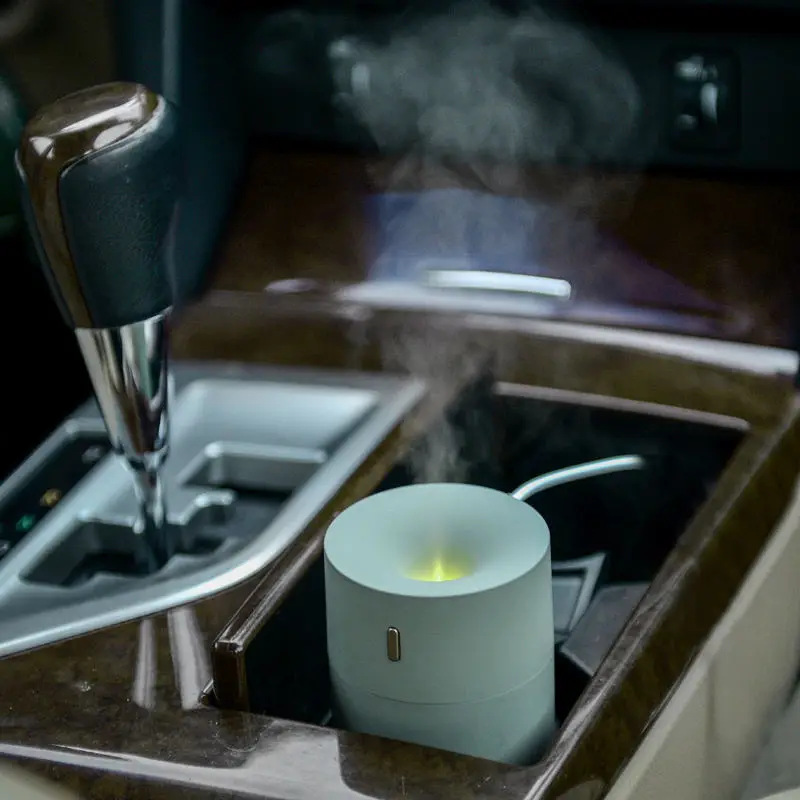 Ultrasonic 80ml Portable Car Air Humidifier USB Home Desktop Air Purifier Diffuser Led Light Humidifier