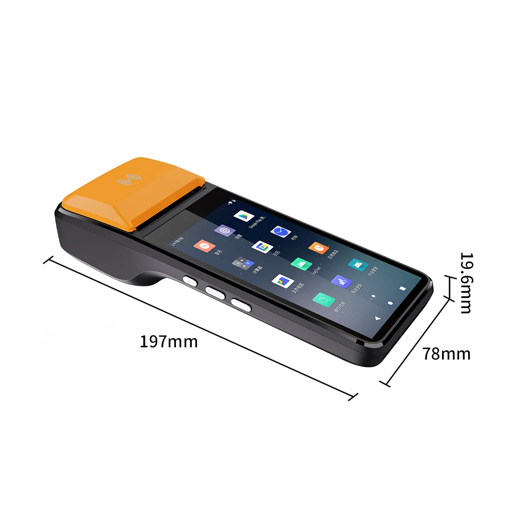 Senraise H5 3G 4G Android 8.1 Smart Handheld POS Terminal Scan Touch Screen Cash Register for Store Use
