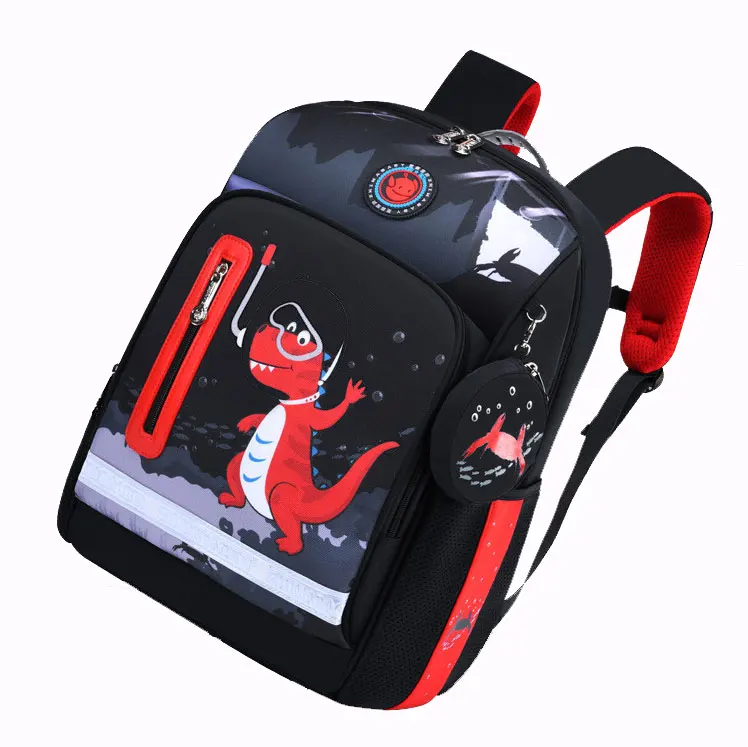 Cute waterproof light weight dinosaur unicorn Primary school teen girls boys kids baby school bags backpack