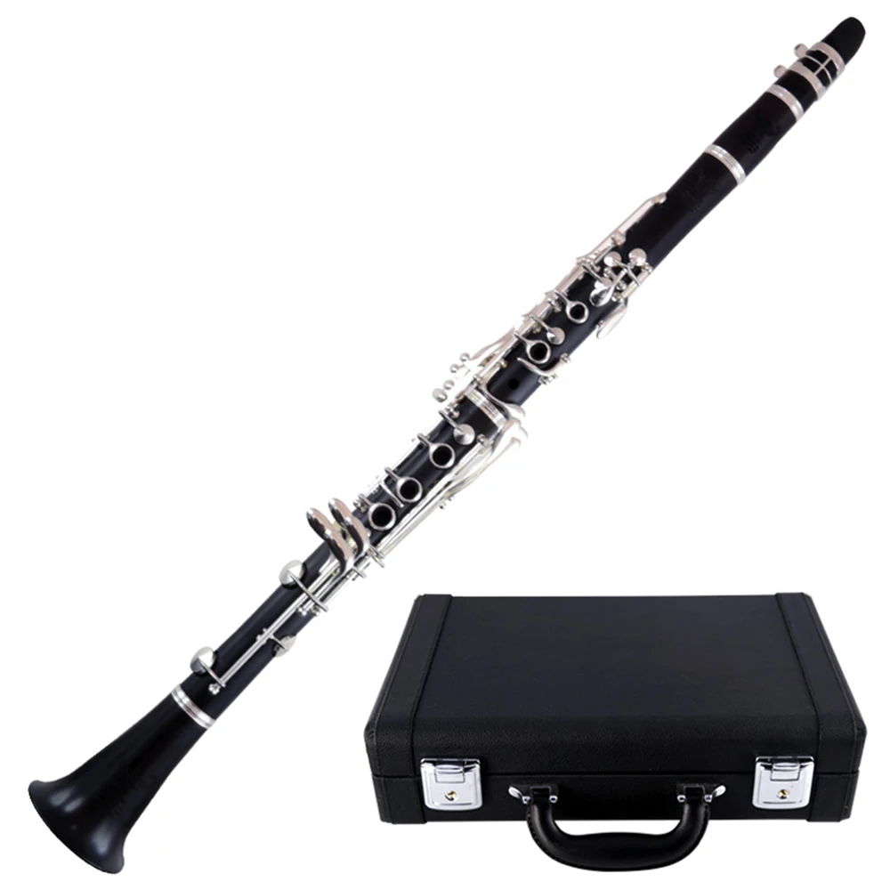 Профессиональный уровень производительности Эбеновое дерево посеребренный тональный кларнет 706