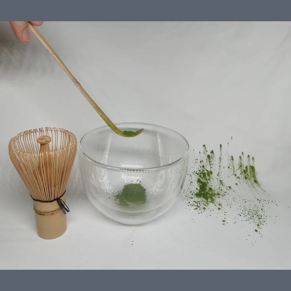 Набор инструментов для маття большого размера, 540 мл, чаша маття с двойными стенками из стекла, набор из маття с индивидуальным логотипом