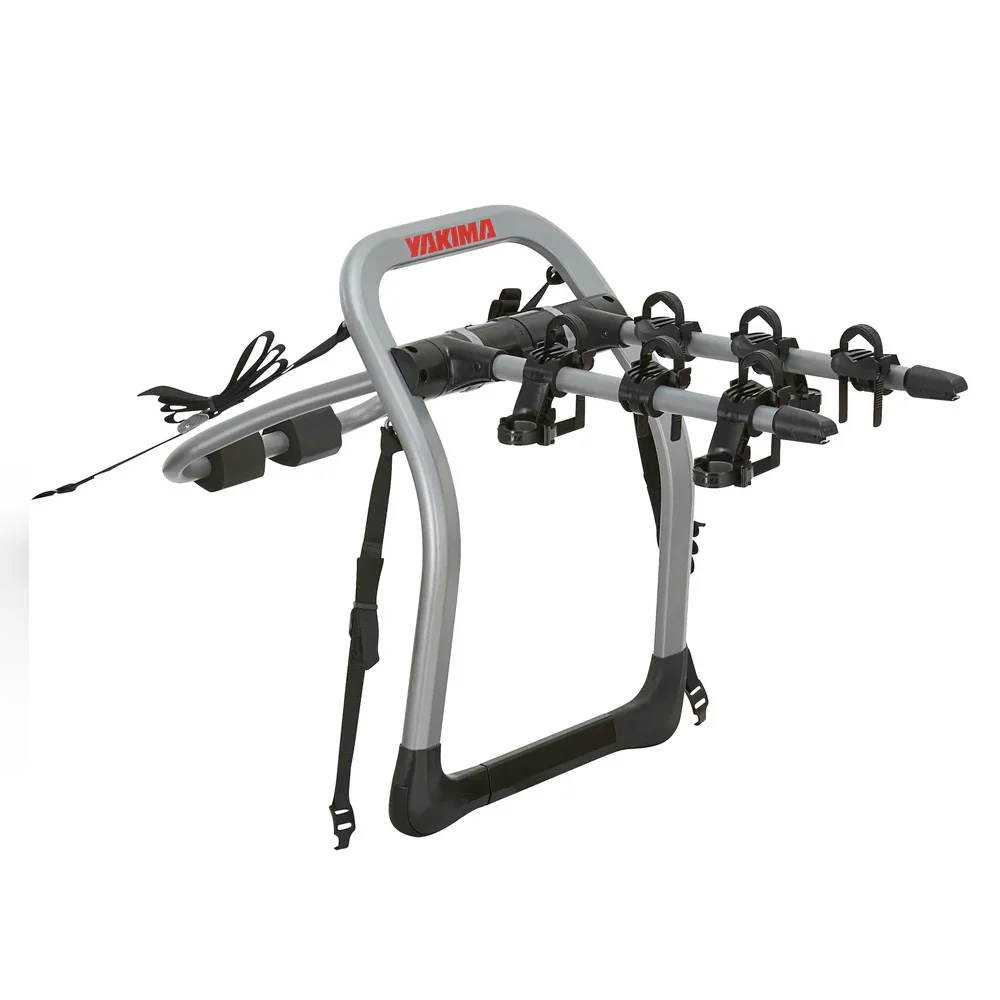 bike racks car trunk bicycle rack carrier mounts 3 bikes silver