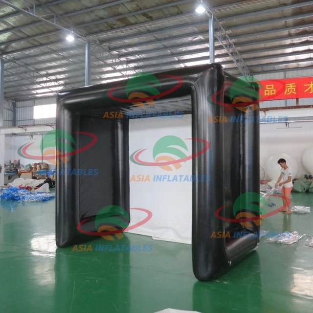 Factory price inflatable golf simulator tent with movie screen , inflatable Golf Simulator Driving Range Tent