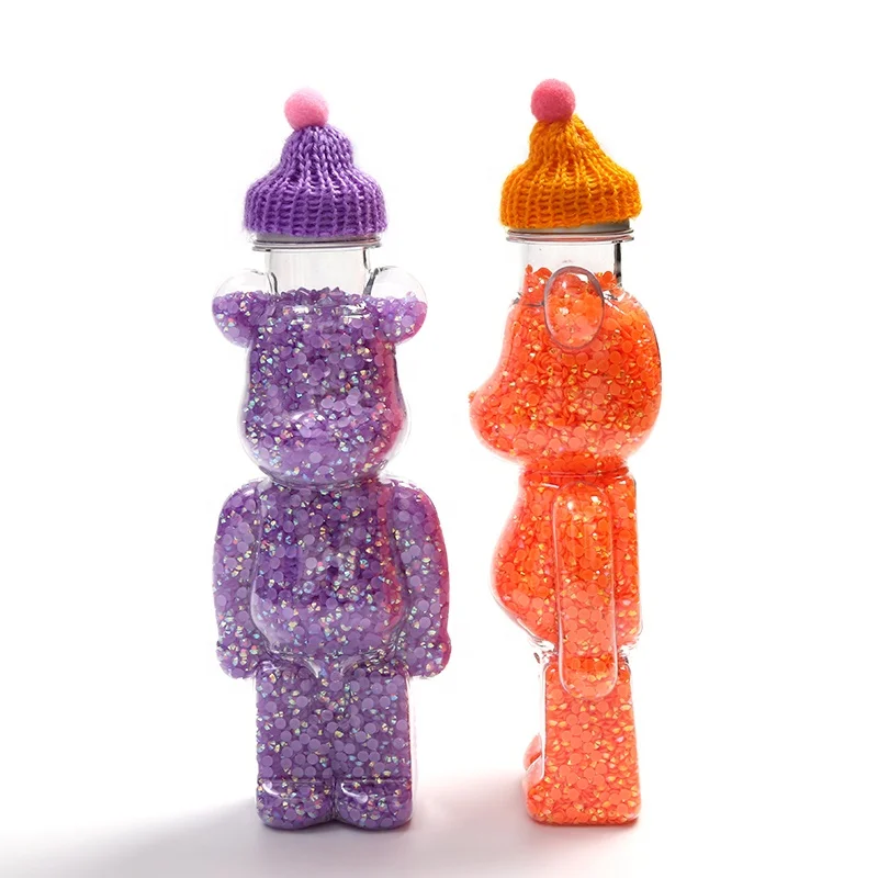 wholesale Jelly AB color rhinestone resin diamond diy jewelry  bear rhinestones flat back resin decorative crafts