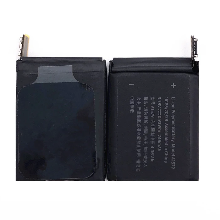 Rechargeable Mini Watch Battery Li-Polymer Battery for Apple Watch Series 1/2/3/4/5/6 Replacement for Iwatch Battery 42mm 38mm
