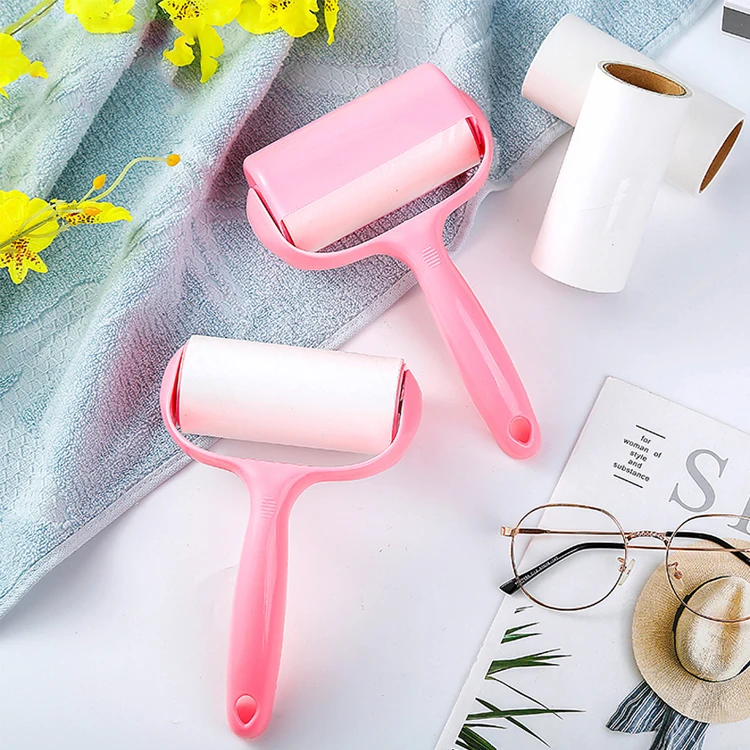 
Custom Print Portable Car Seat Lint Remover Sided Pet Hair Floor Cleaning Adhesive Lint Roller 