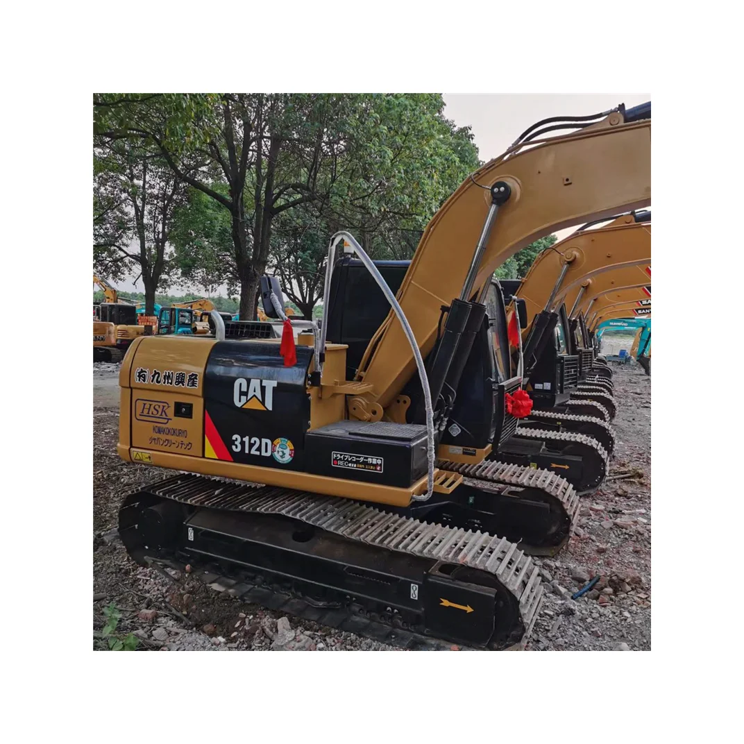 Second Hand Caterpillar CAT 312D 12ton Crawler Excavator in Reasonable Price With good condition from Japan